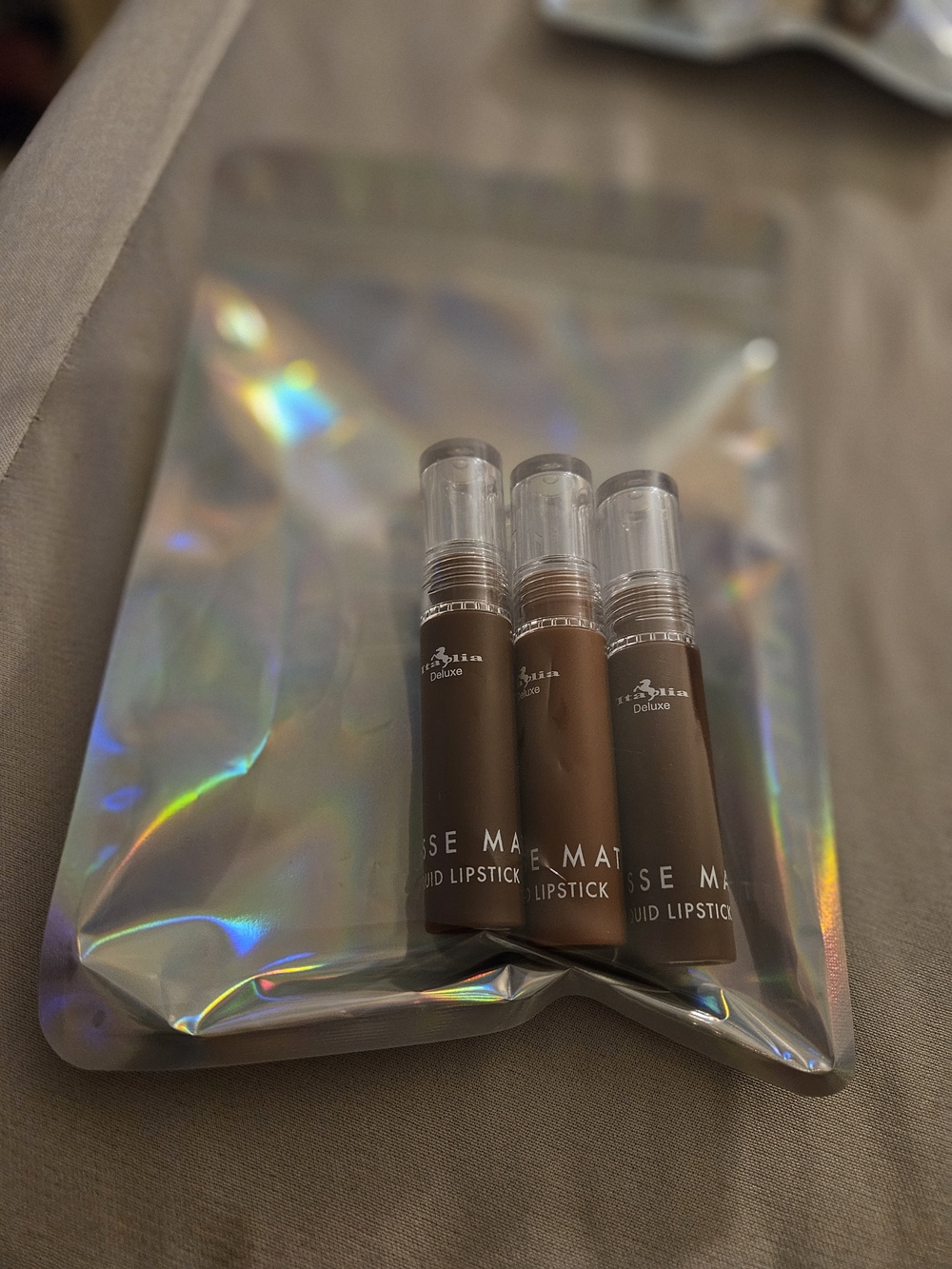 Matte Brown Liquid Lipstick Trio - Neutral Brown Shades
